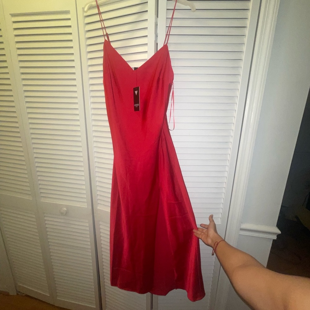 Guess midi dress adjustable straps
